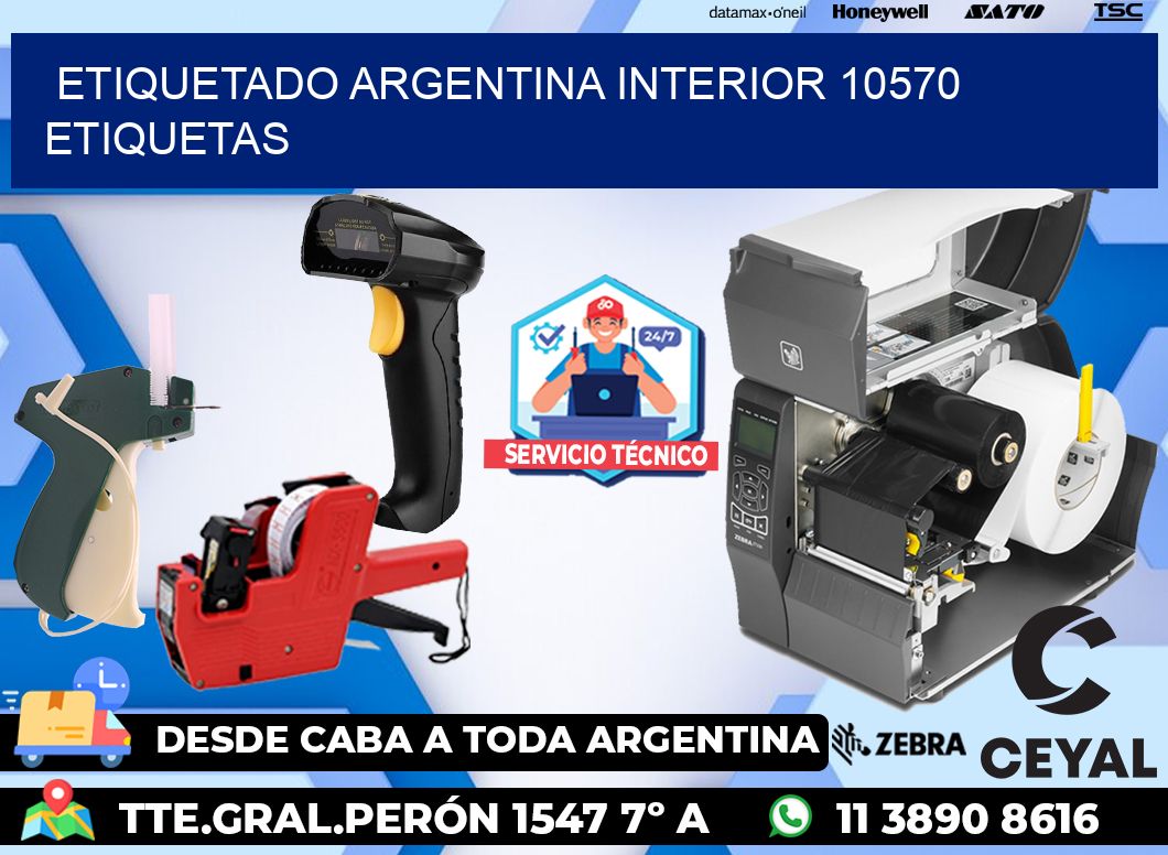 etiquetado argentina interior 10570 etiquetas