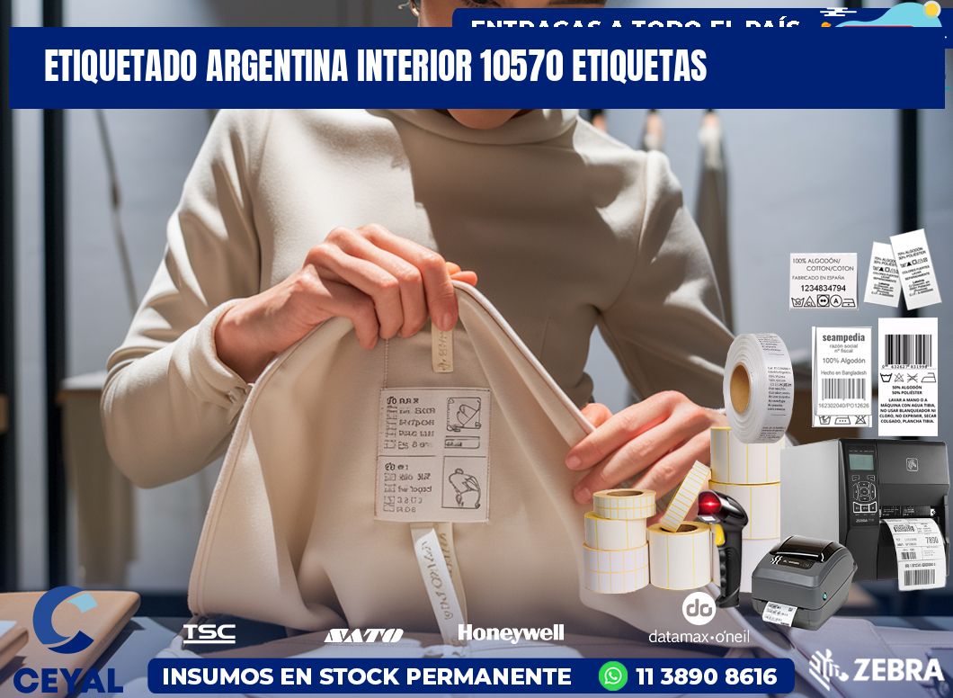 etiquetado argentina interior 10570 etiquetas