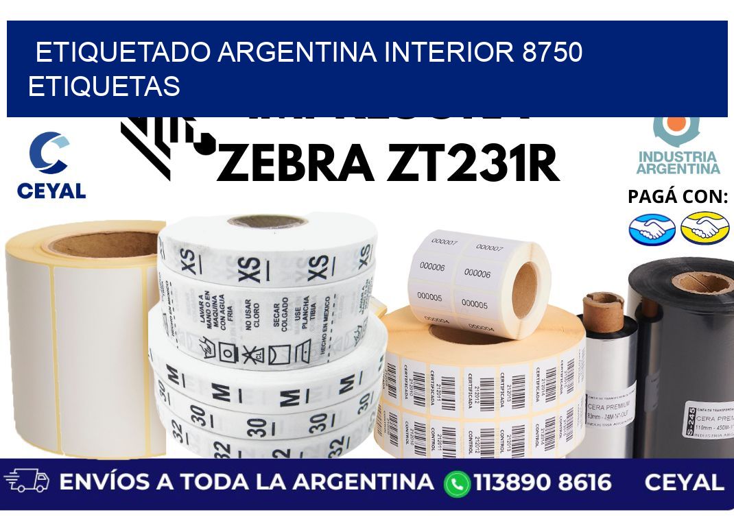 etiquetado argentina interior 8750 etiquetas