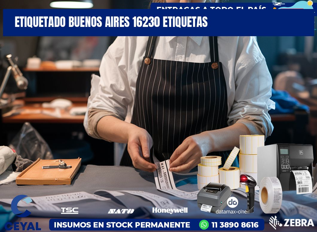 etiquetado buenos aires 16230 etiquetas