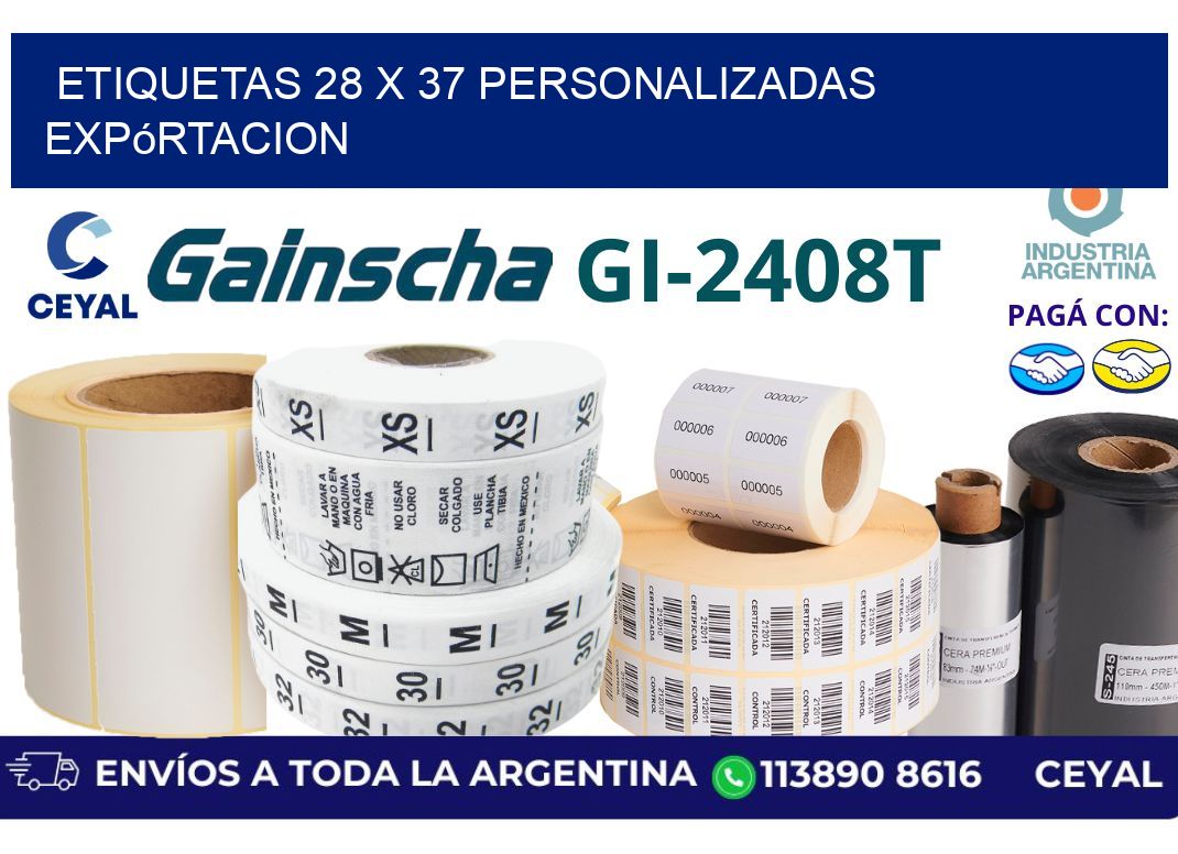etiquetas 28 x 37 personalizadas expórtacion