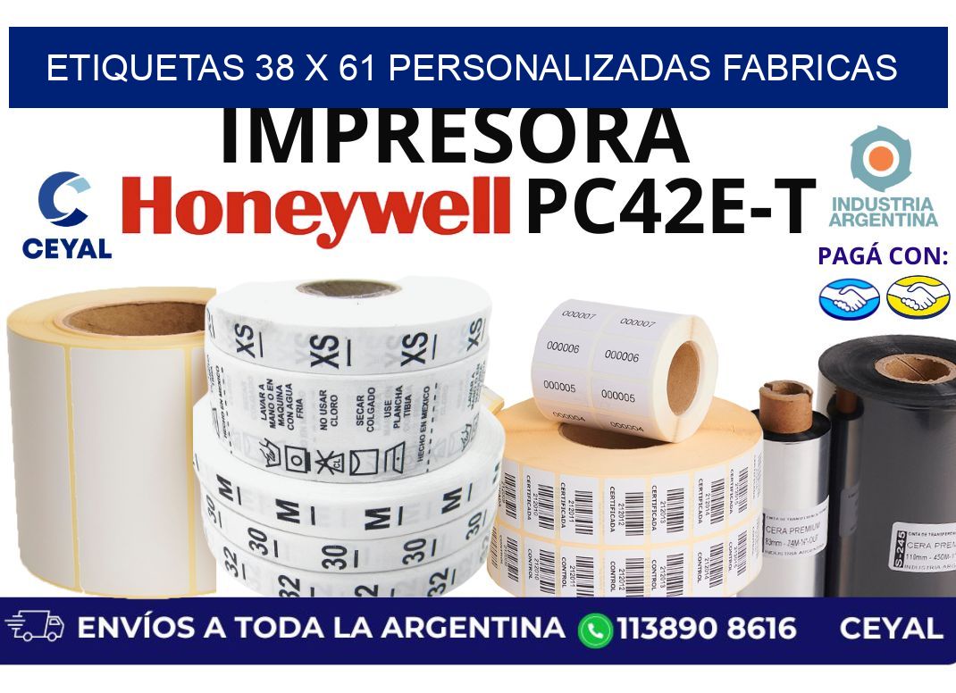 etiquetas 38 x 61 personalizadas fabricas