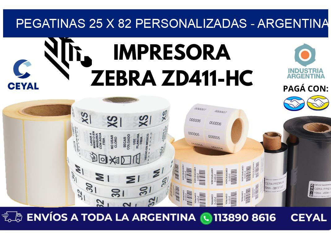 pegatinas 25 x 82 personalizadas - Argentina