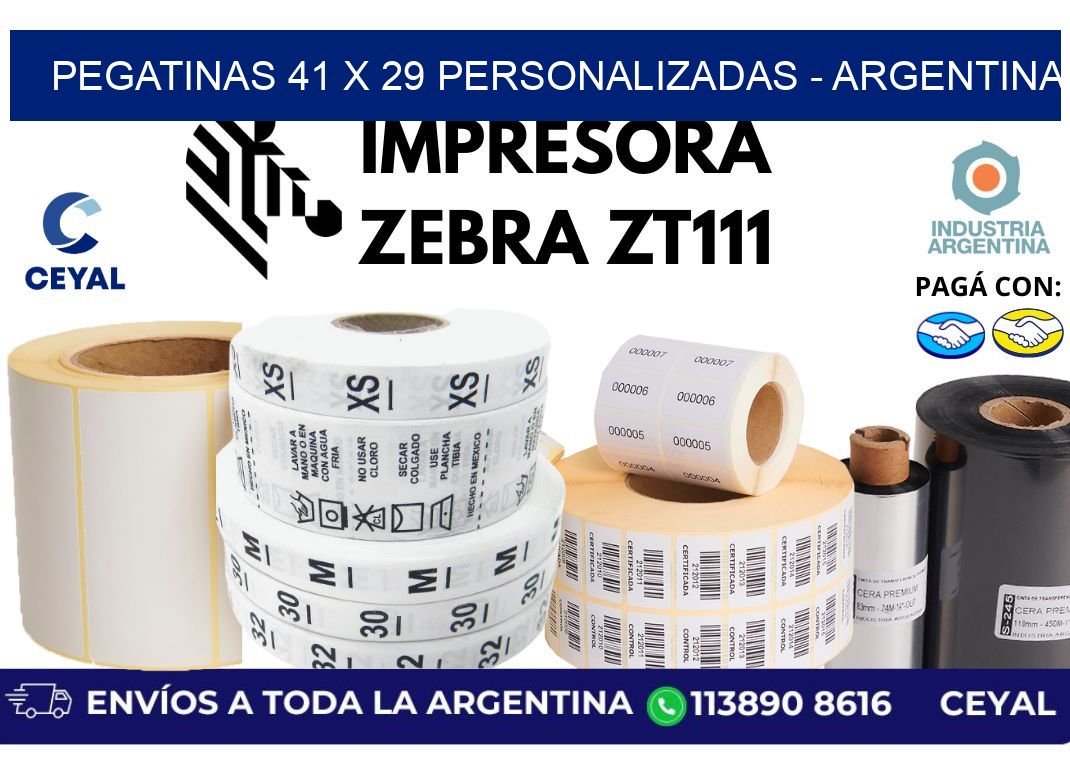 pegatinas 41 x 29 personalizadas – Argentina