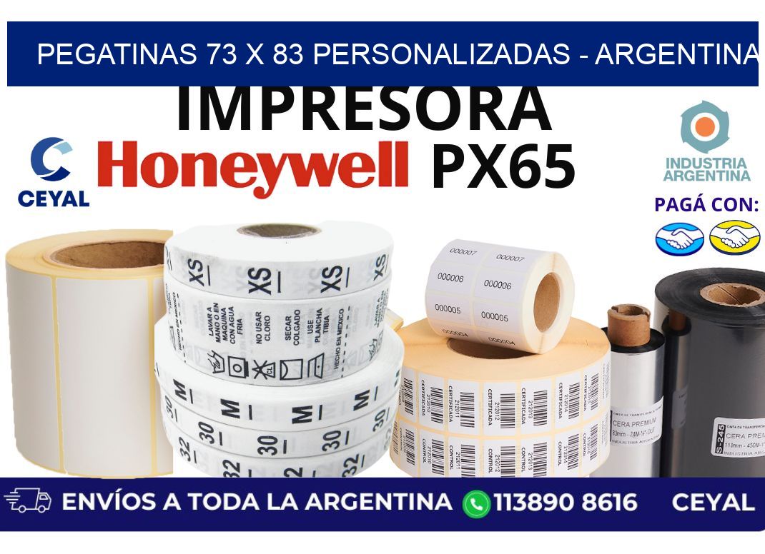 pegatinas 73 x 83 personalizadas - Argentina