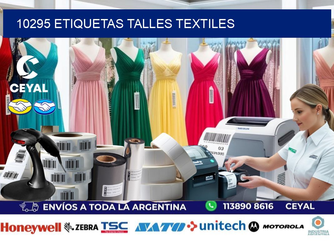 10295 ETIQUETAS TALLES TEXTILES