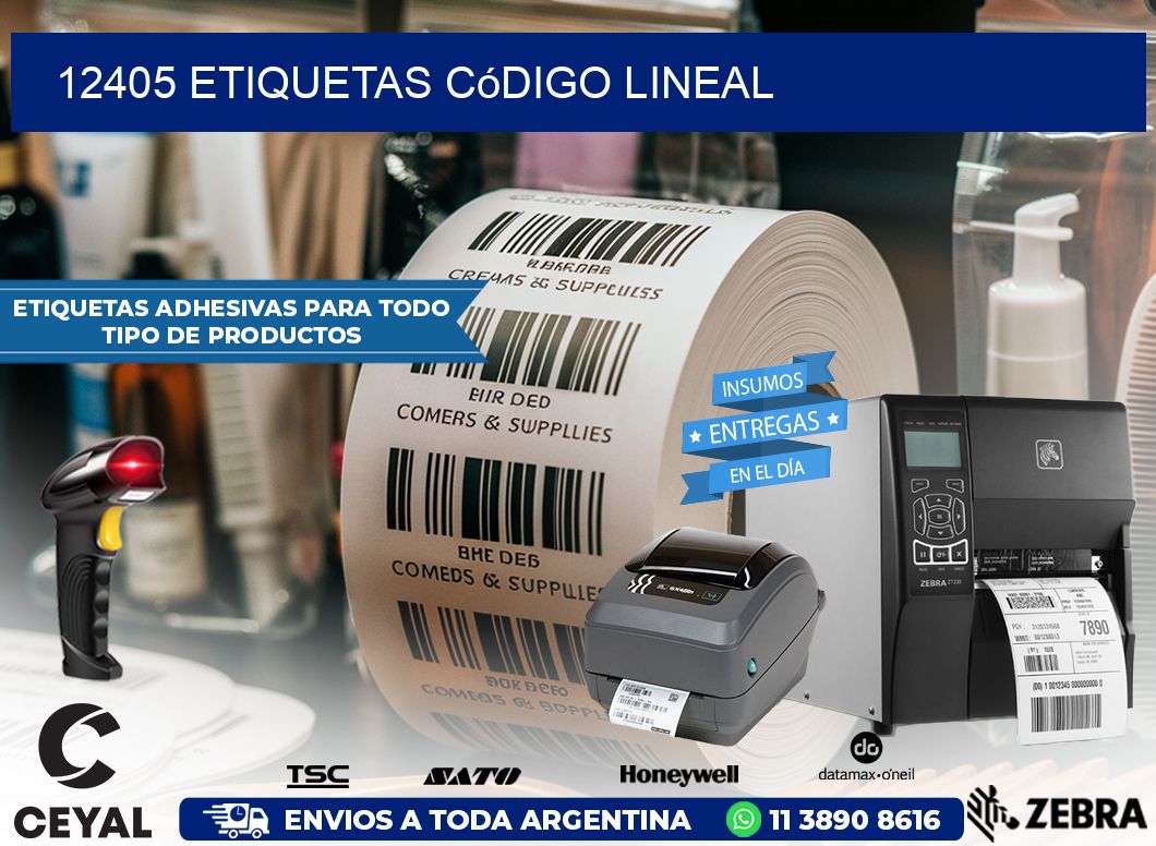 12405 Etiquetas código lineal