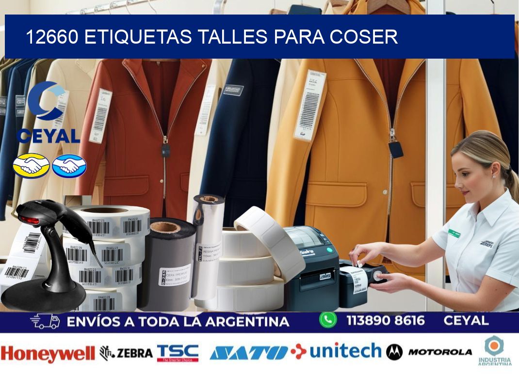 12660 ETIQUETAS TALLES PARA COSER