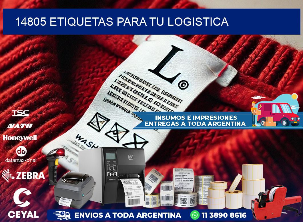 14805 etiquetas para tu logistica