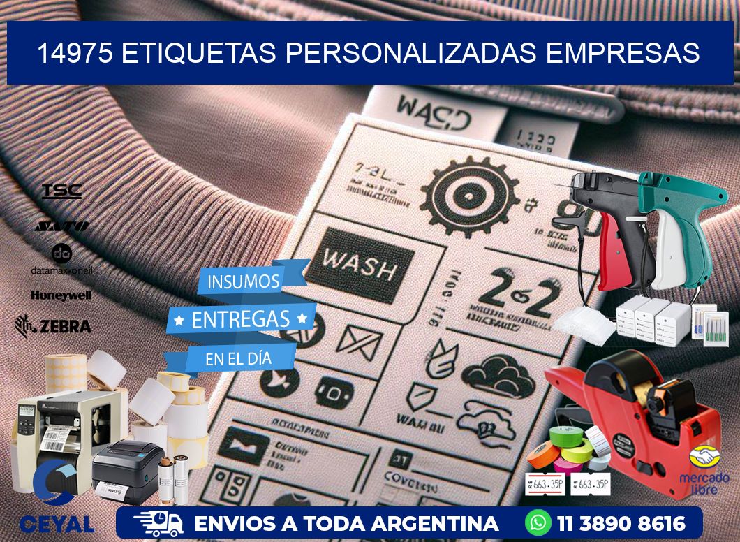 14975 Etiquetas personalizadas empresas