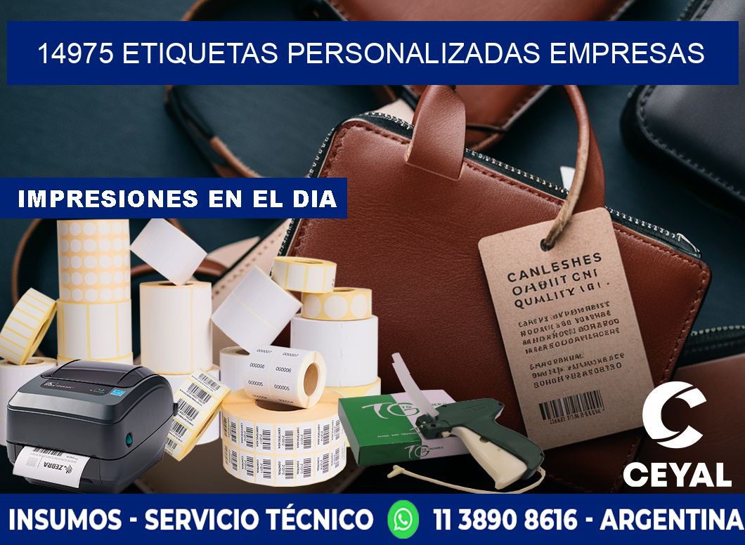 14975 Etiquetas personalizadas empresas