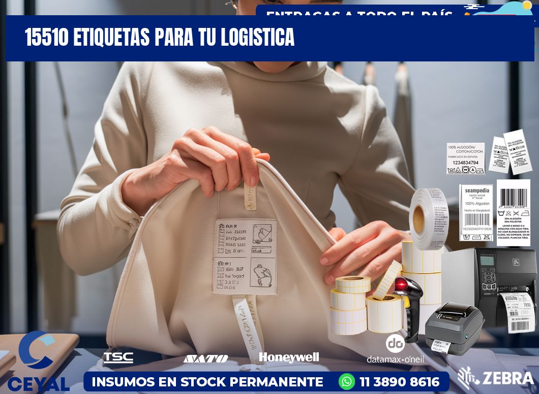 15510 etiquetas para tu logistica
