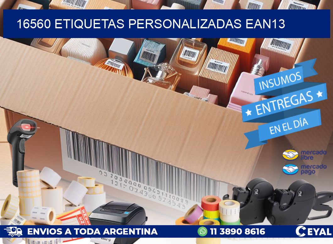 16560 Etiquetas personalizadas ean13