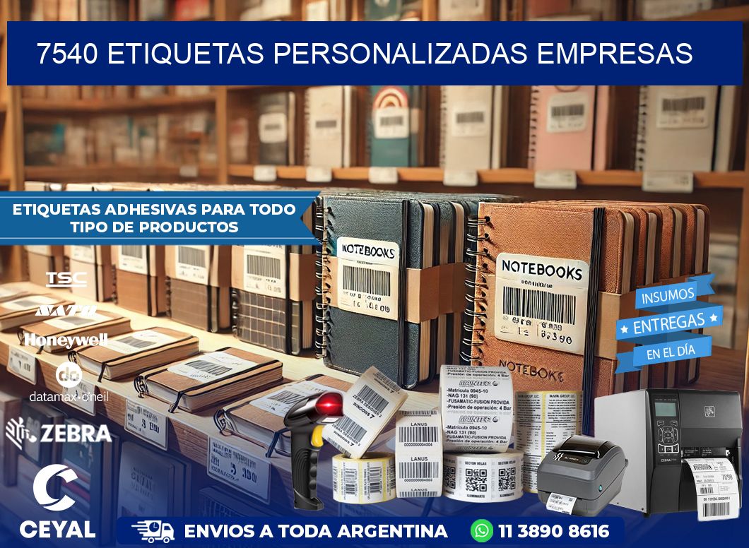 7540 Etiquetas personalizadas empresas