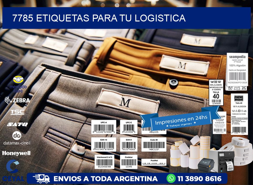 7785 etiquetas para tu logistica