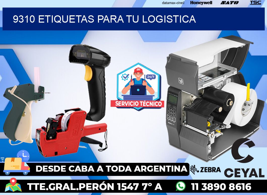 9310 etiquetas para tu logistica