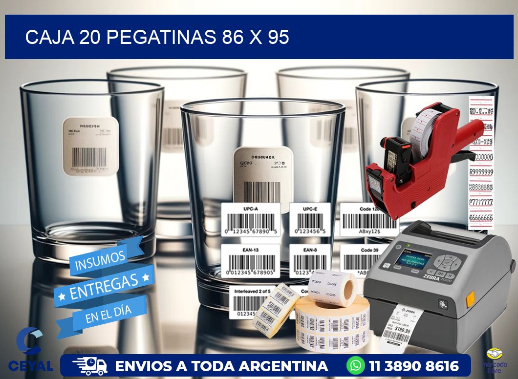 CAJA 20 PEGATINAS 86 x 95