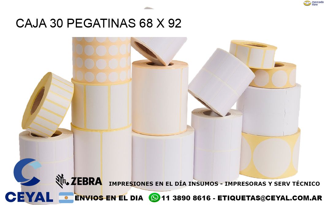 CAJA 30 PEGATINAS 68 x 92