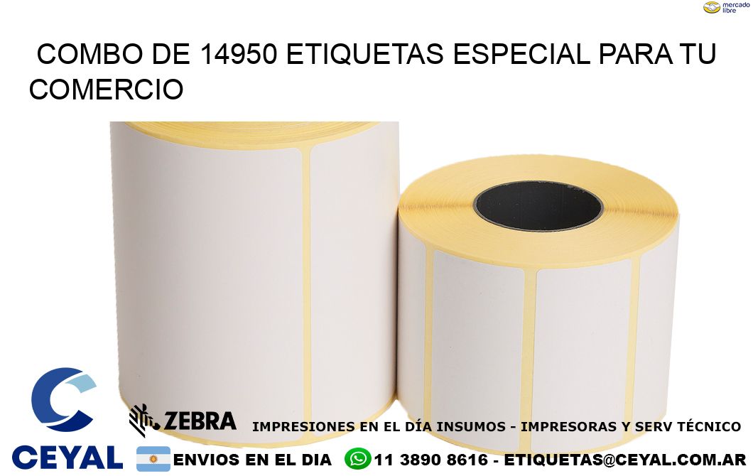 Combo de 14950 etiquetas especial para tu comercio