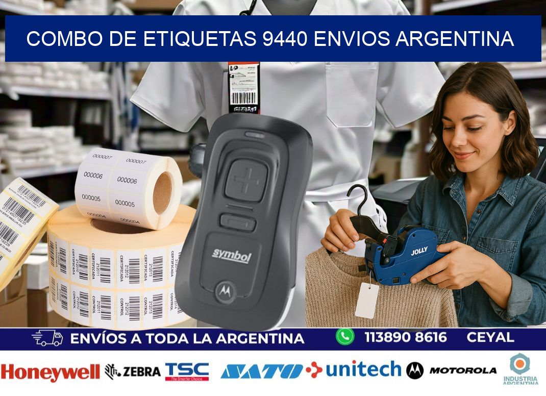 Combo de etiquetas 9440 ENVIOS ARGENTINA