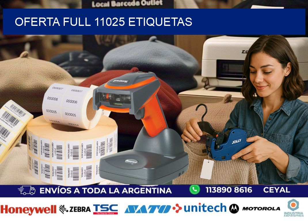 Oferta full 11025 etiquetas