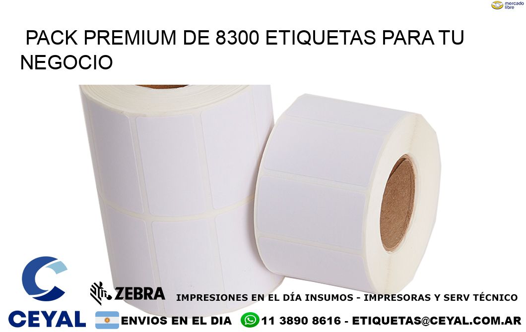 Pack premium de 8300 etiquetas para tu negocio