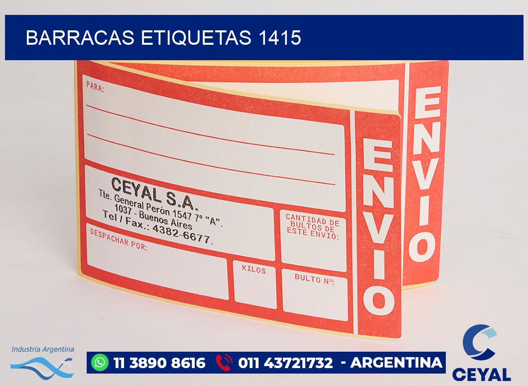 Barracas etiquetas 1415