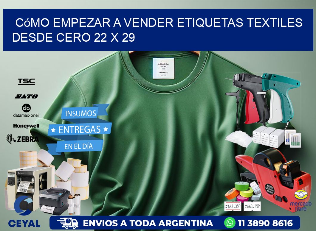 Cómo Empezar a Vender Etiquetas Textiles desde Cero 22 x 29