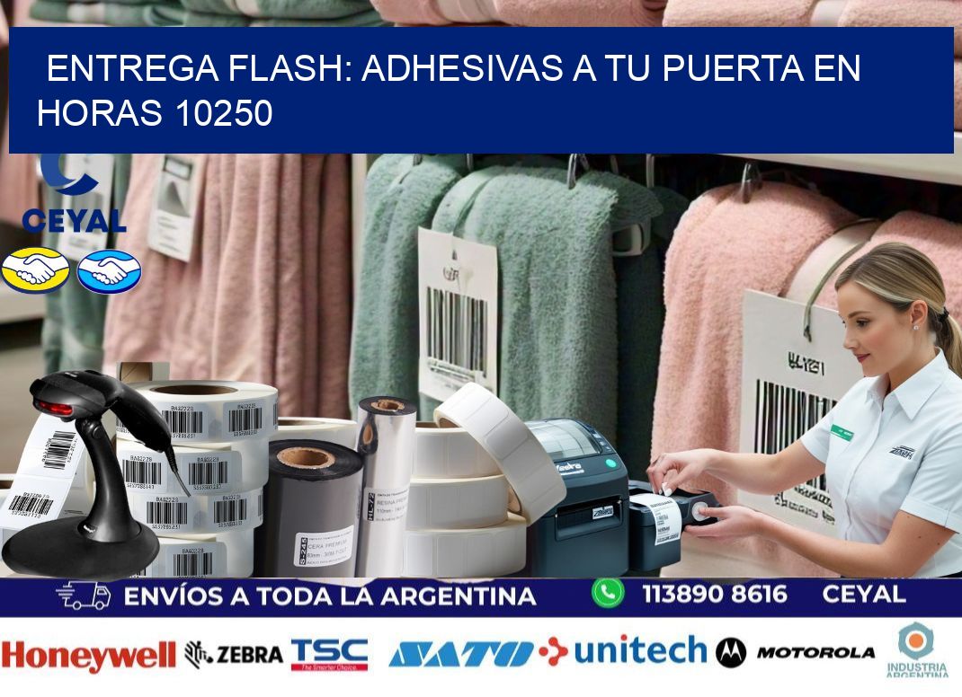 Entrega Flash: Adhesivas A Tu Puerta en Horas 10250