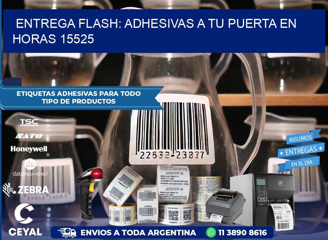 Entrega Flash: Adhesivas A Tu Puerta en Horas 15525