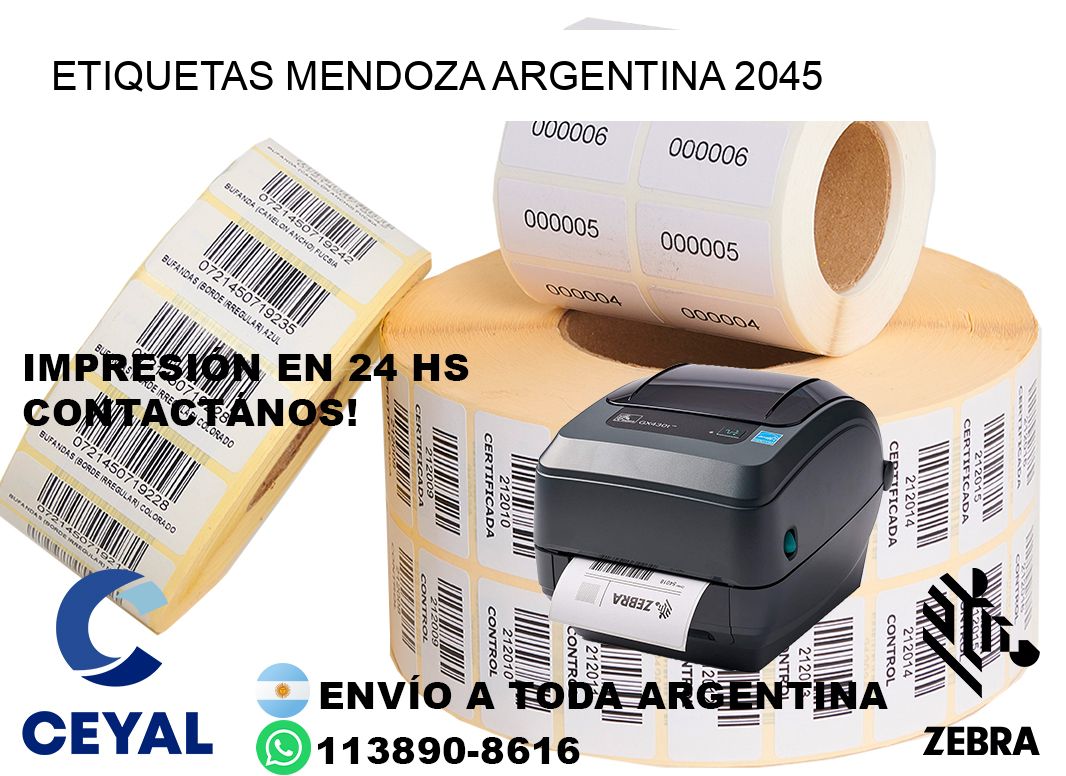 Etiquetas Mendoza Argentina 2045
