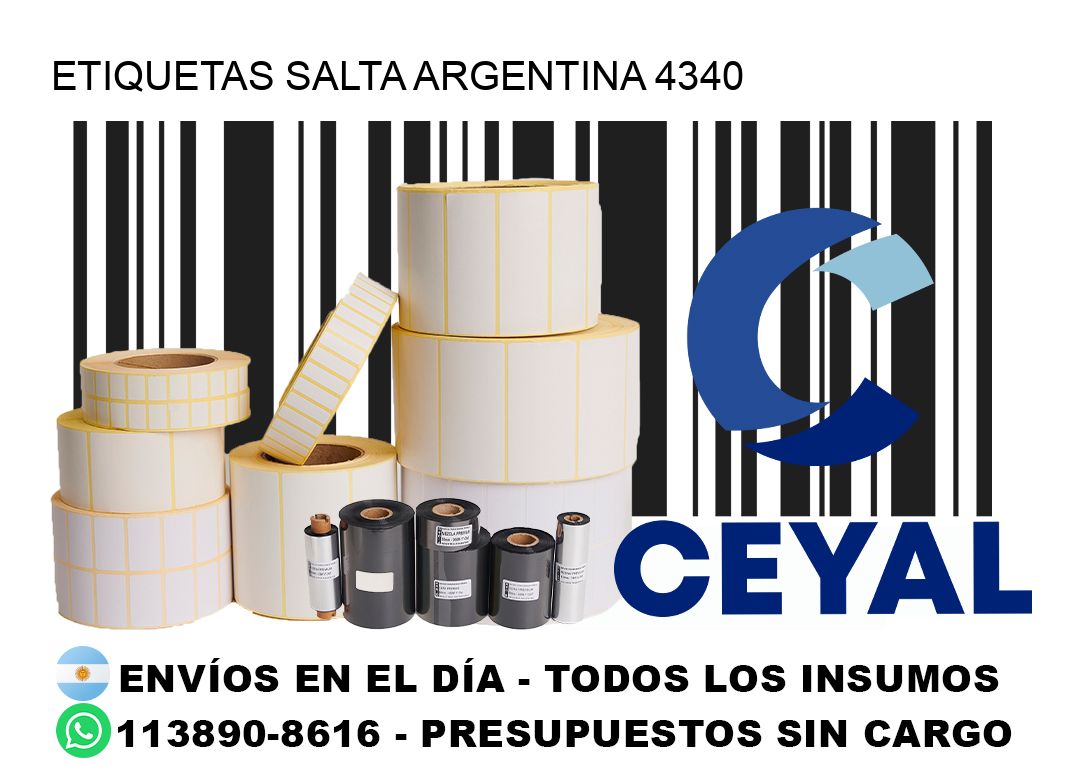 Etiquetas Salta Argentina 4340