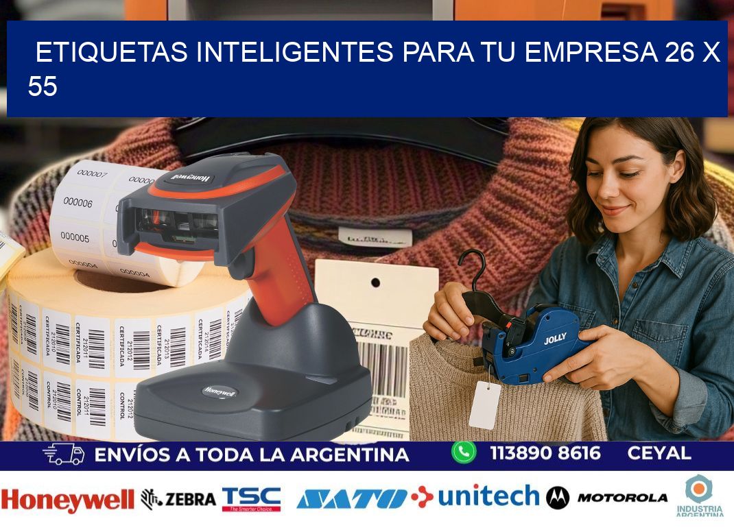 Etiquetas inteligentes para tu empresa 26 x 55