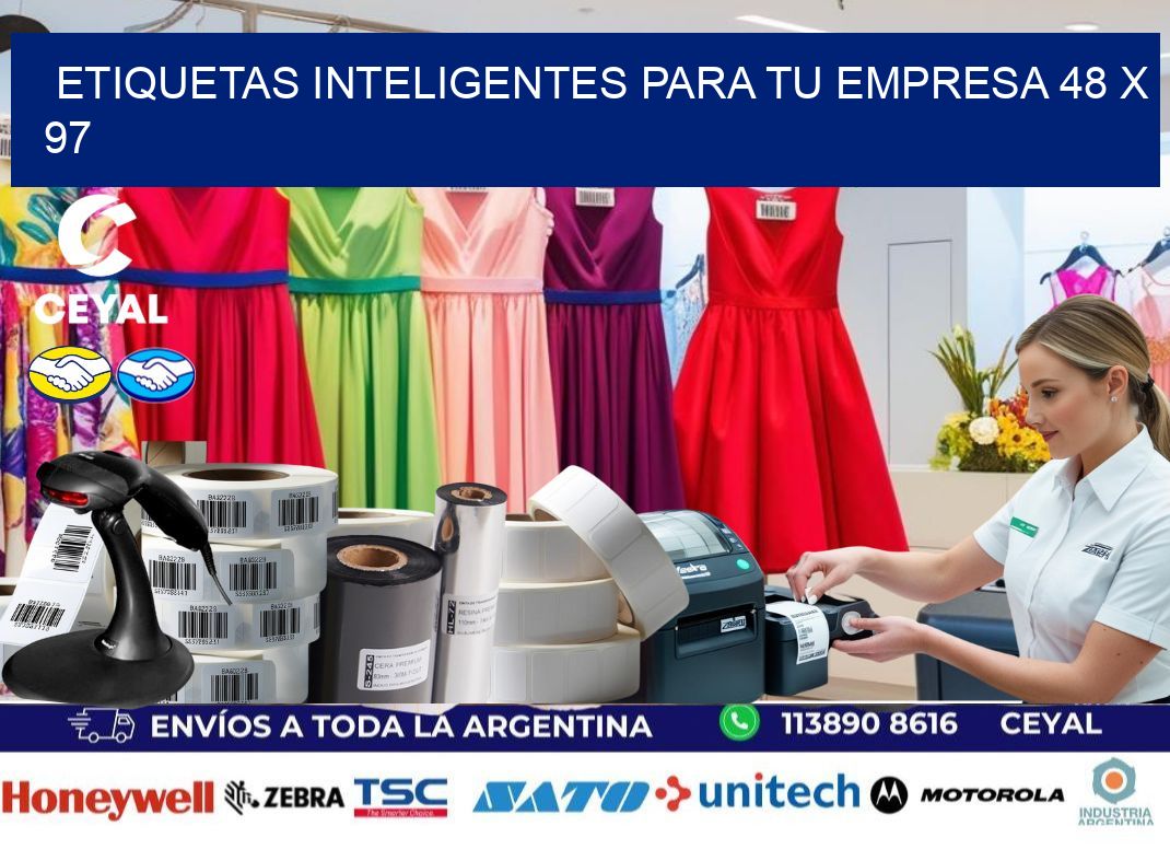 Etiquetas inteligentes para tu empresa 48 x 97