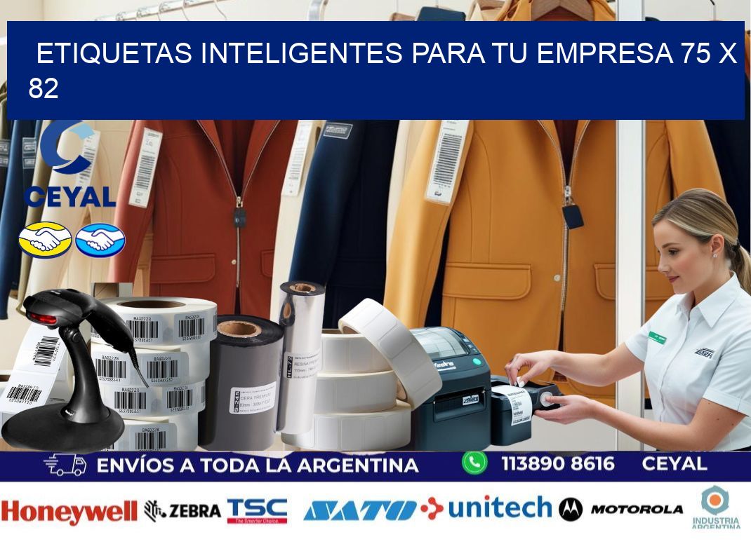 Etiquetas inteligentes para tu empresa 75 x 82