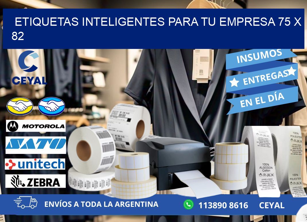 Etiquetas inteligentes para tu empresa 75 x 82