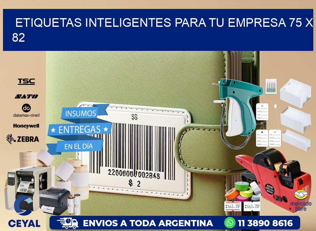 Etiquetas inteligentes para tu empresa 75 x 82
