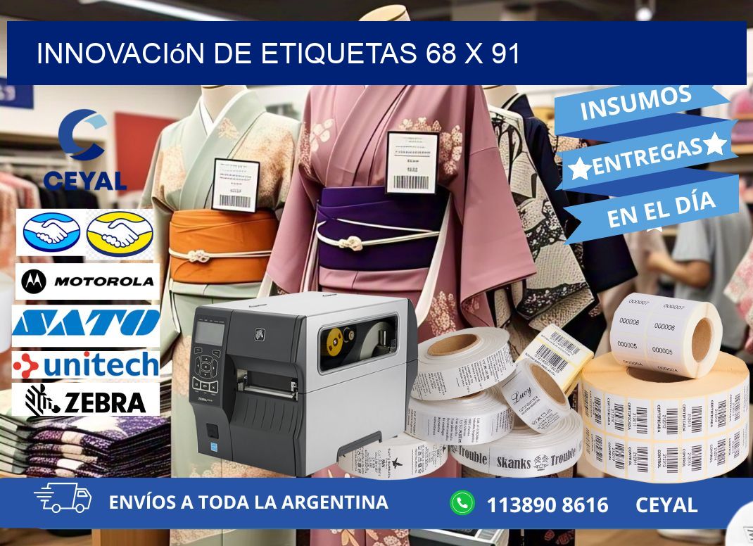 Innovación de etiquetas 68 x 91