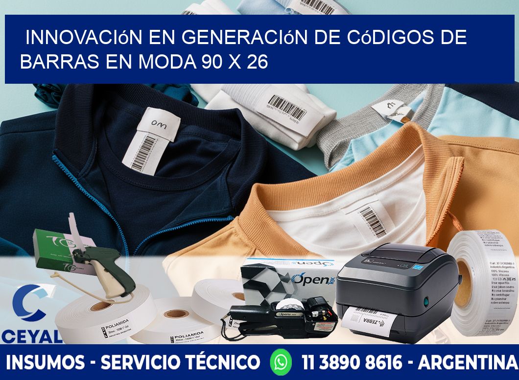 Innovación en Generación de Códigos de Barras en Moda 90 x 26