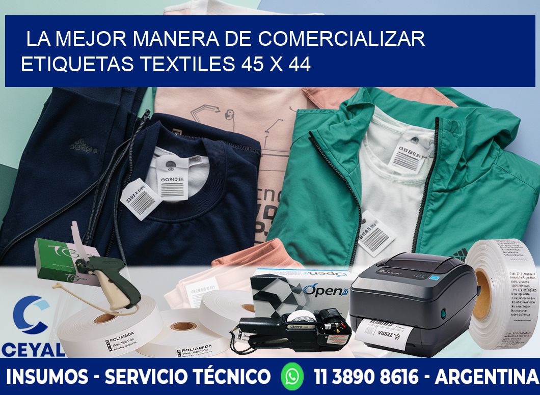 La Mejor Manera de Comercializar Etiquetas Textiles 45 x 44