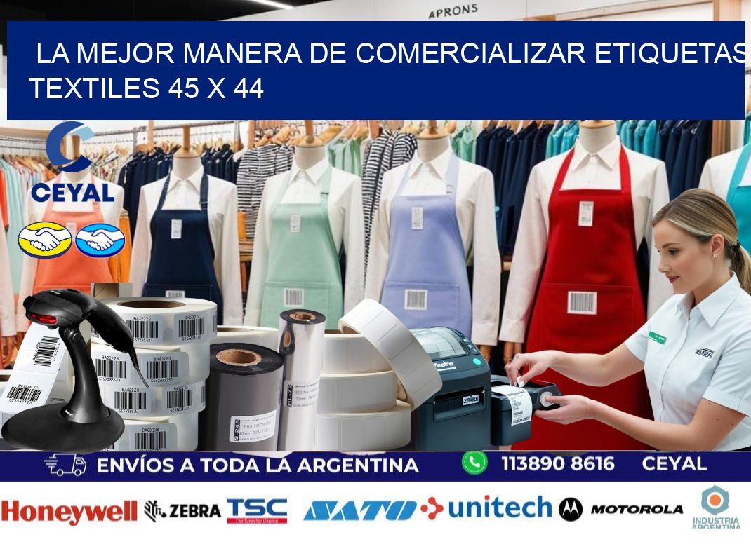 La Mejor Manera de Comercializar Etiquetas Textiles 45 x 44