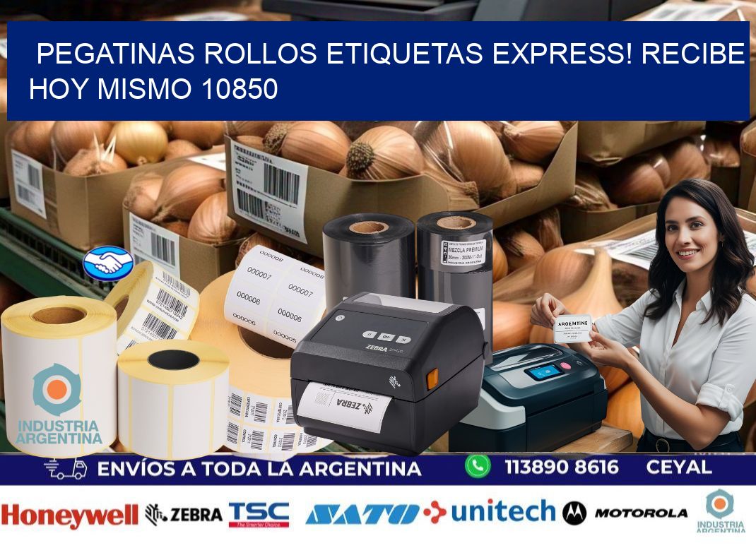 Pegatinas rollos etiquetas Express! Recibe Hoy Mismo 10850