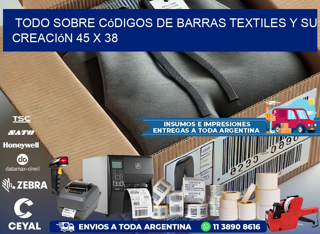 Todo sobre Códigos de Barras Textiles y su Creación 45 x 38