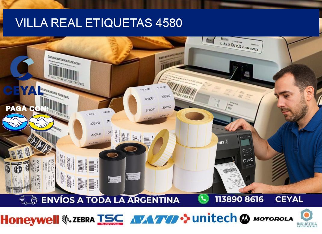Villa Real etiquetas 4580
