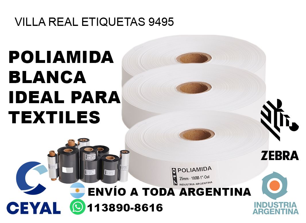Villa Real etiquetas 9495