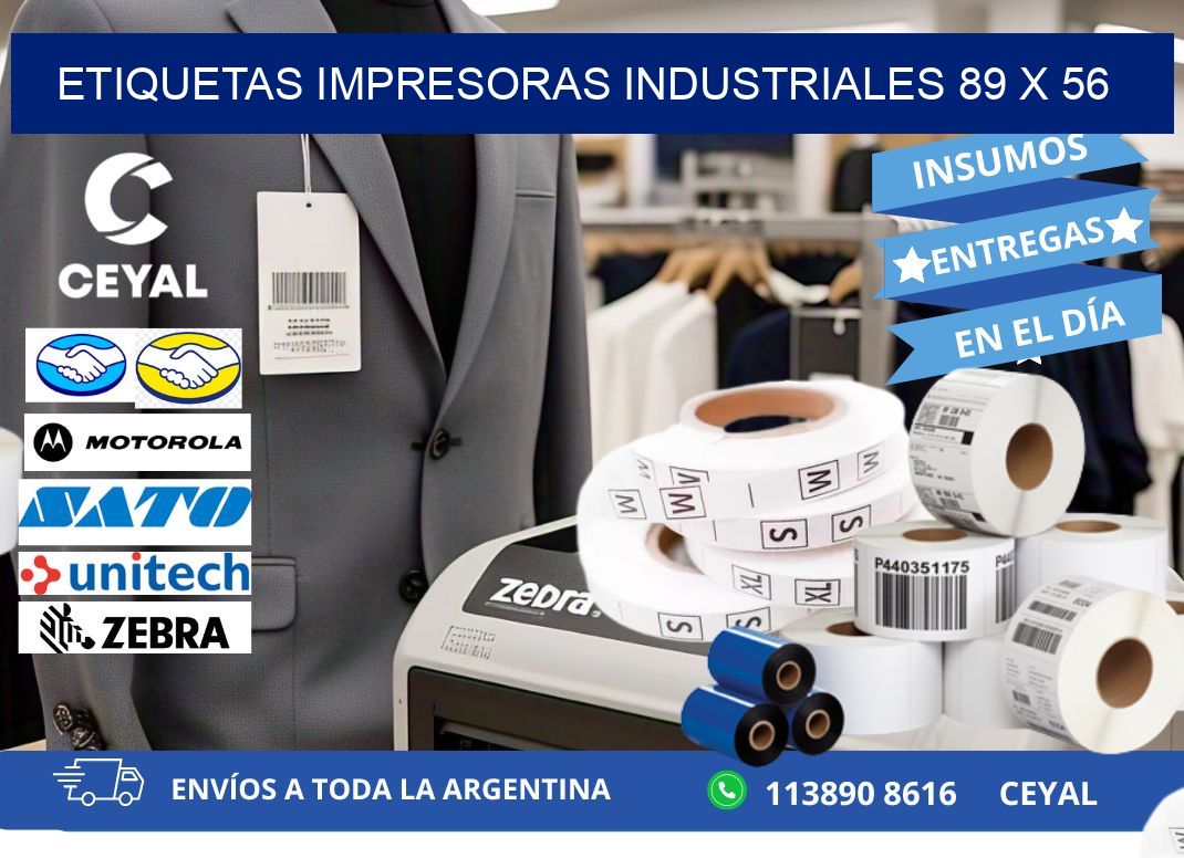 etiquetas impresoras industriales 89 x 56