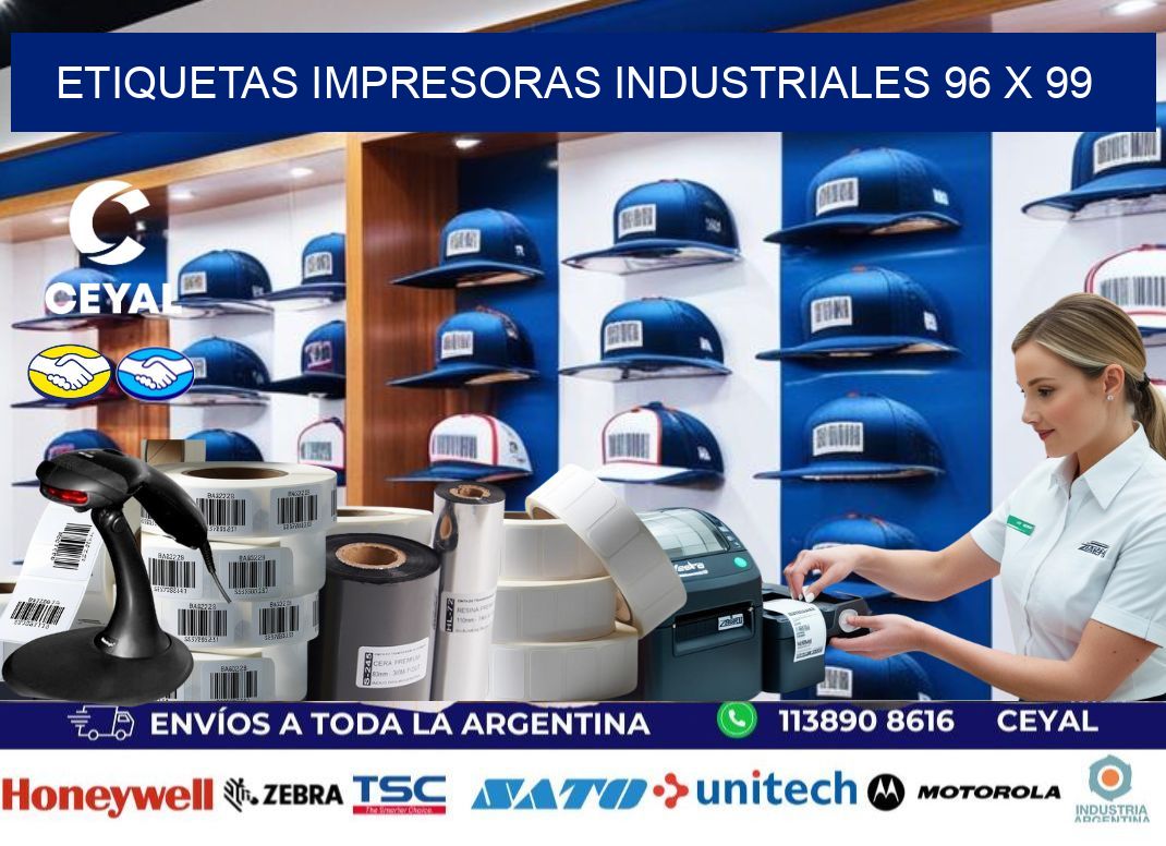 etiquetas impresoras industriales 96 x 99