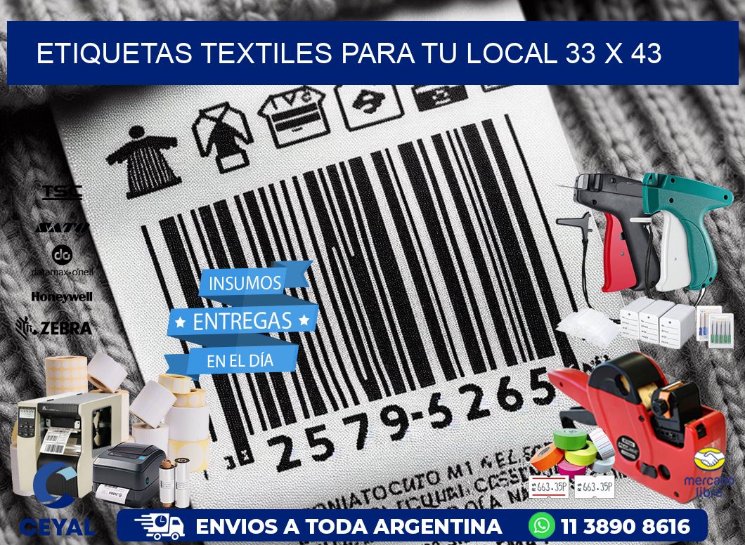 etiquetas textiles para tu local 33 x 43