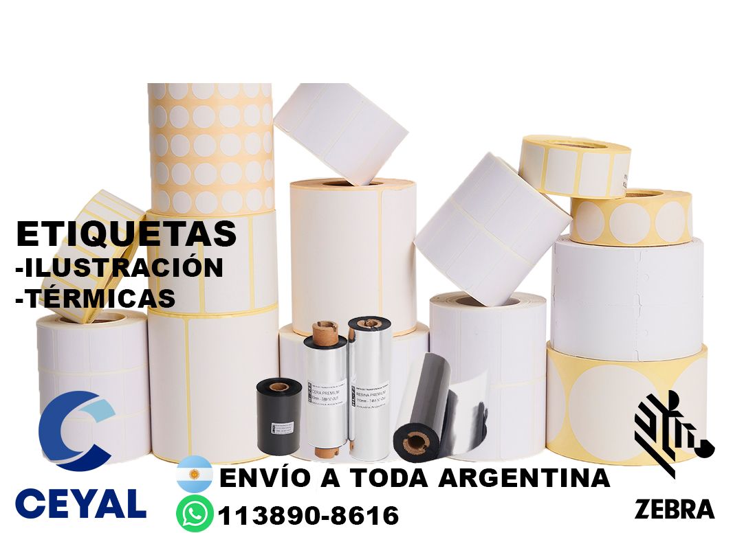 1 caja de etiquetas 33 x 81