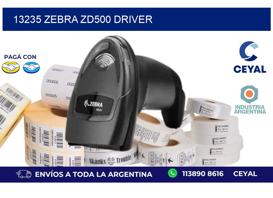 13235 Zebra ZD500 driver
